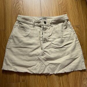 Pull & Bear corduroy mini skirt